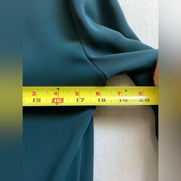 Aritzia Babaton Granados Blouse Mock Neck Long Balloon Sleeve Sz S - Picture 13 of 13